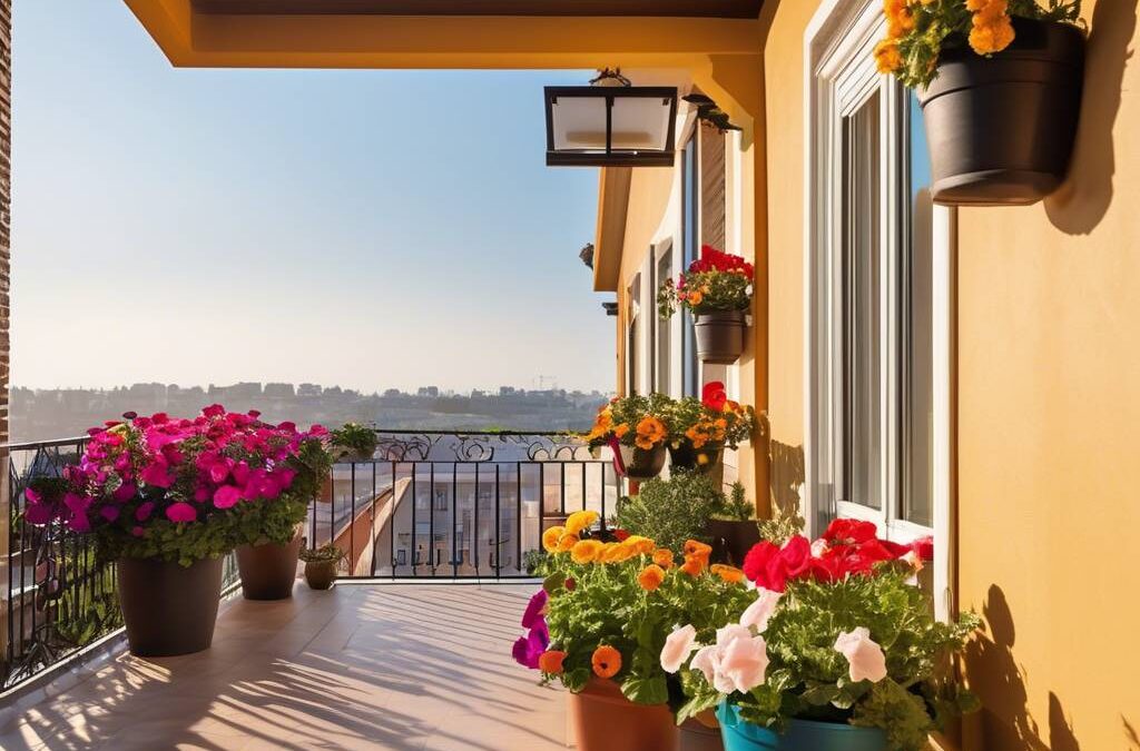 Jakie kwiaty wybrać na nasłoneczniony balkon?