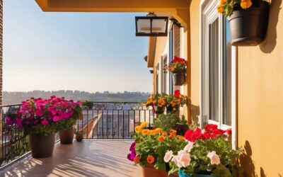 Jakie kwiaty wybrać na nasłoneczniony balkon?